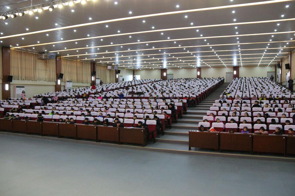 凤凰实验学子认真观看影片